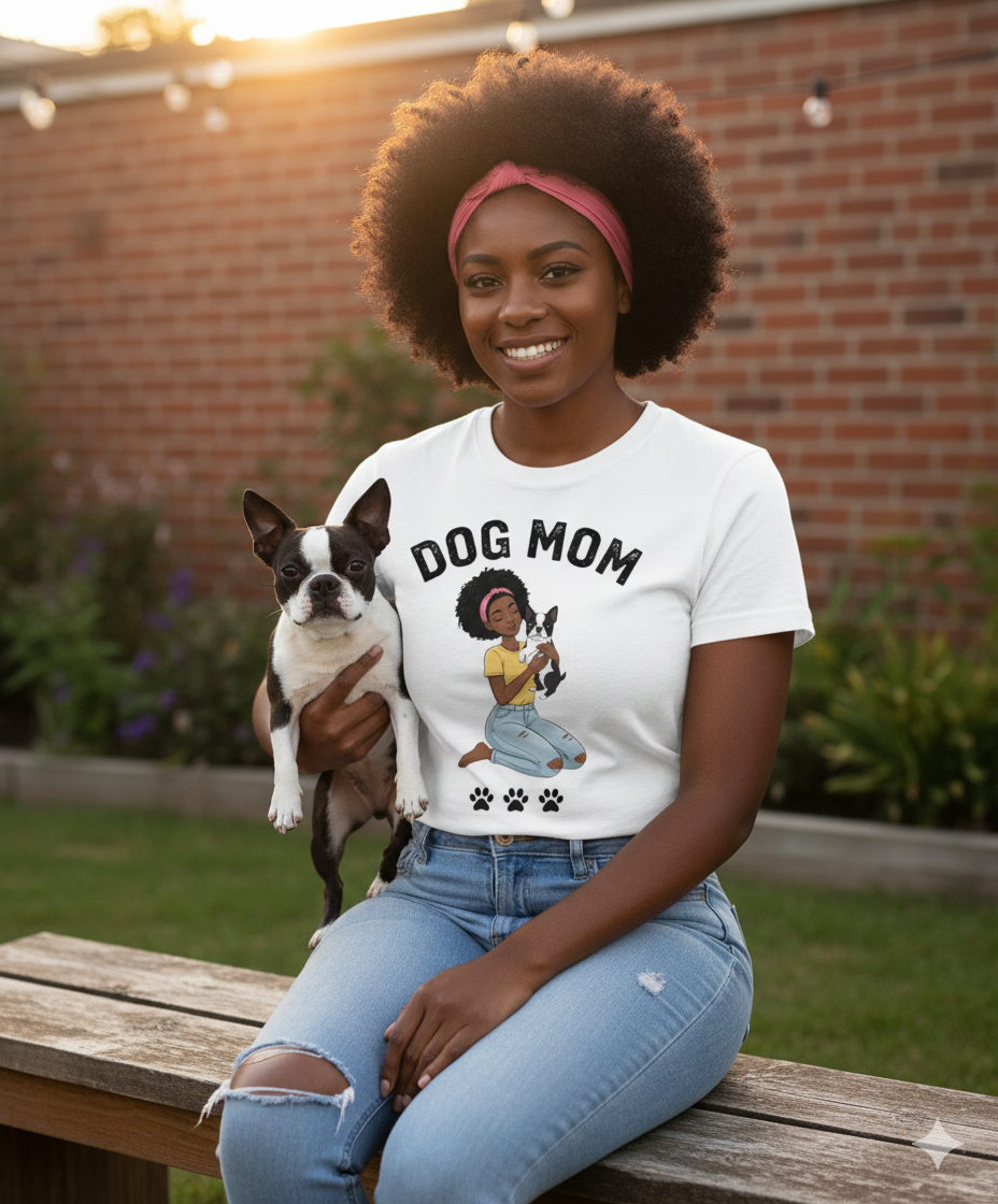 Dog Mom-Boston Terrier